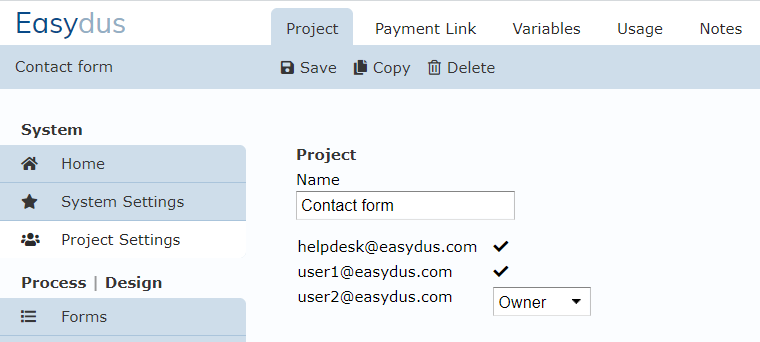 project-settings